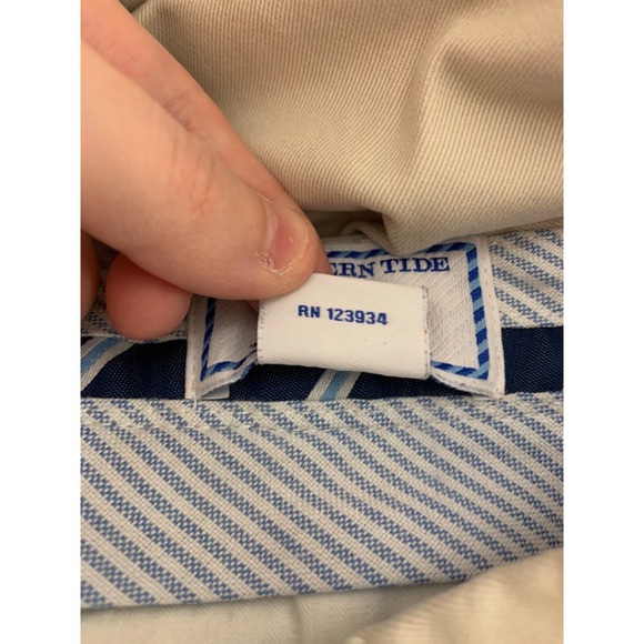 Southern Tide Mens Size 32 Tan Flat Front Pima Cotton Modal Blend Shorts Wear - Picture 6 of 12